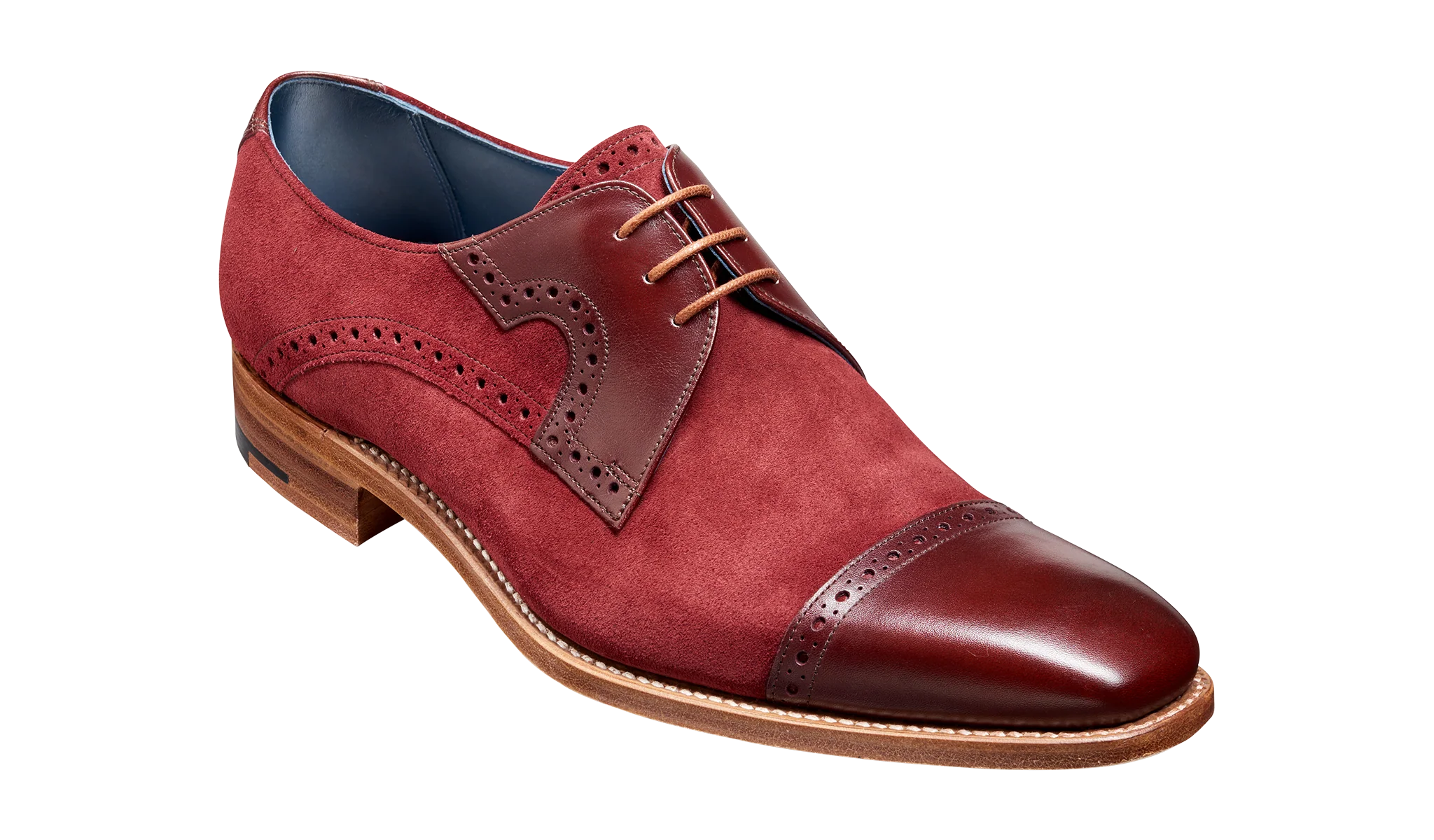 Ashton - Burgundy Suede / Cherry Calf