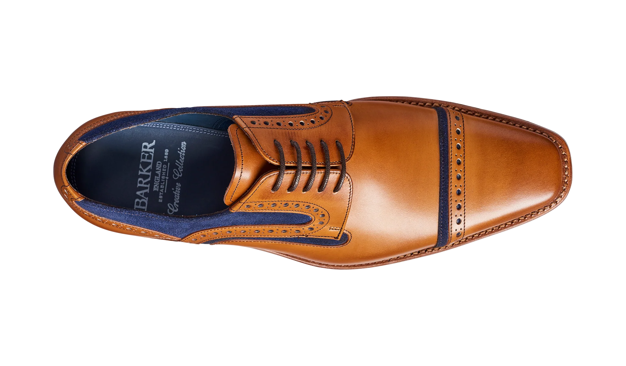 Haig - Cedar Calf / Blue Suede - Image 3