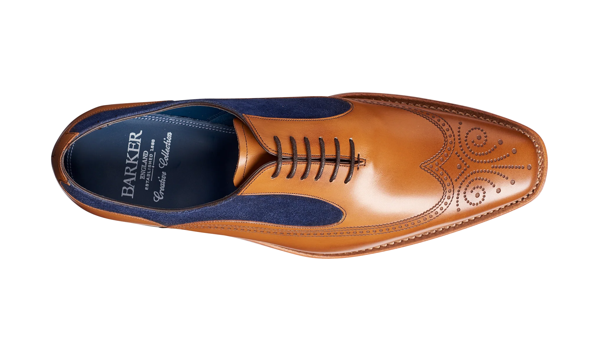 Harding - Cedar Calf / Blue Suede - Image 3