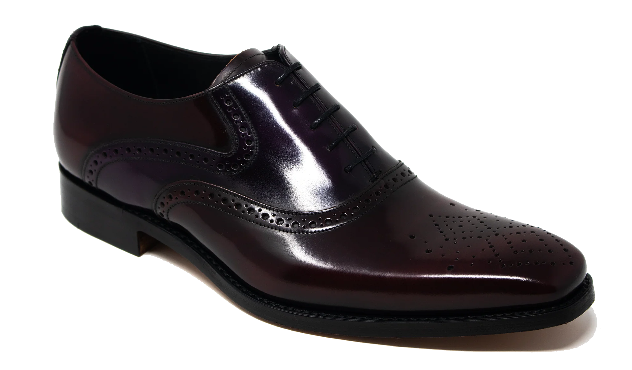 Langley - Burgundy Aubergine Hi-Shine