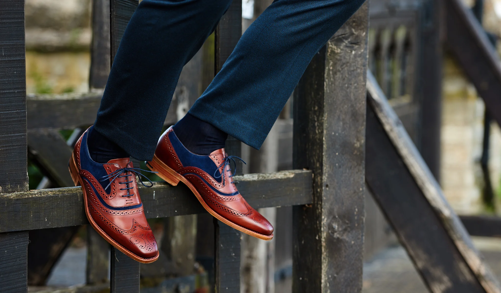 McClean - Cedar Calf / Blue Suede - Image 5