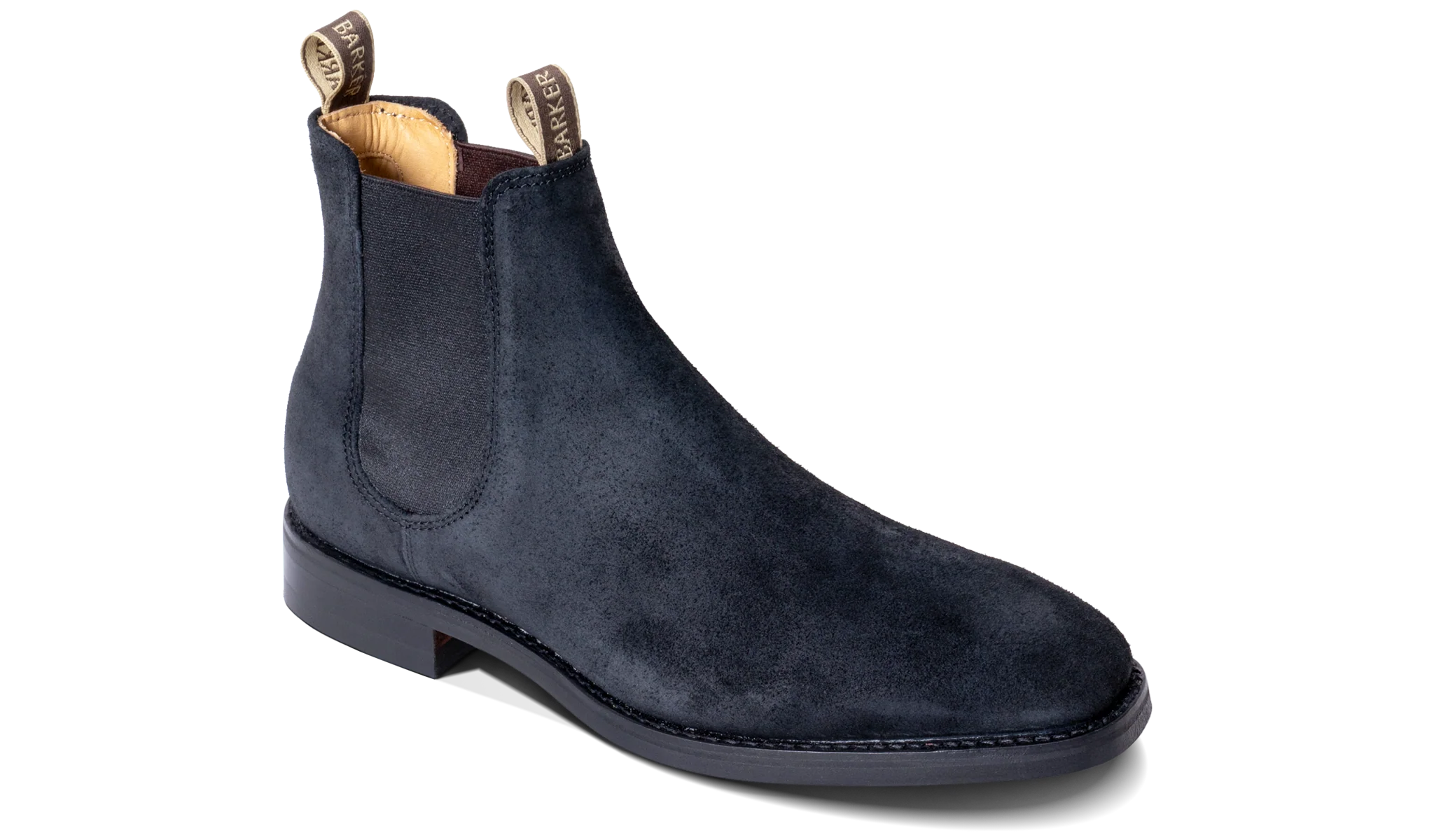 Sutton - Black Waxy Suede