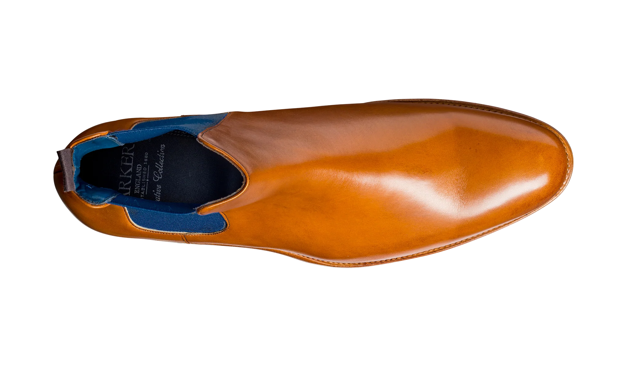 Violet - Cedar Calf / Blue Elastic - Image 3